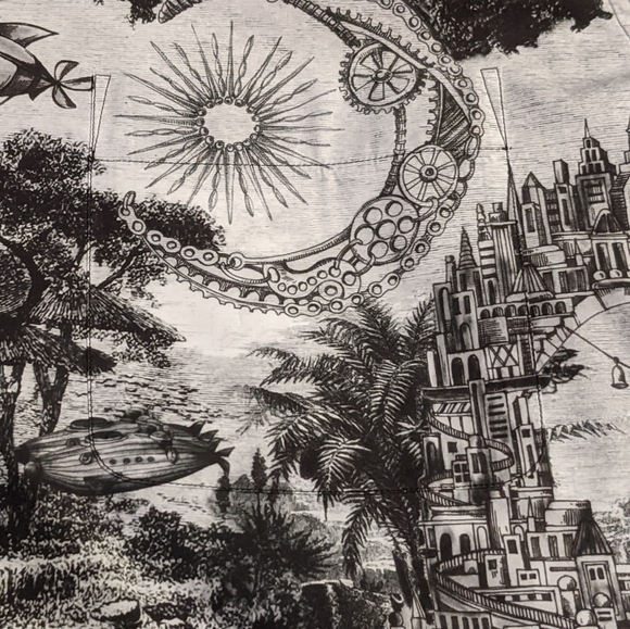 Valentino Short Sleeve Dreamatic Print Sport Shirt - Picture 5 of 7